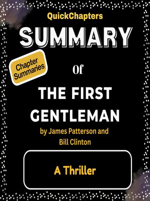 cover image of Summary of the First Gentleman